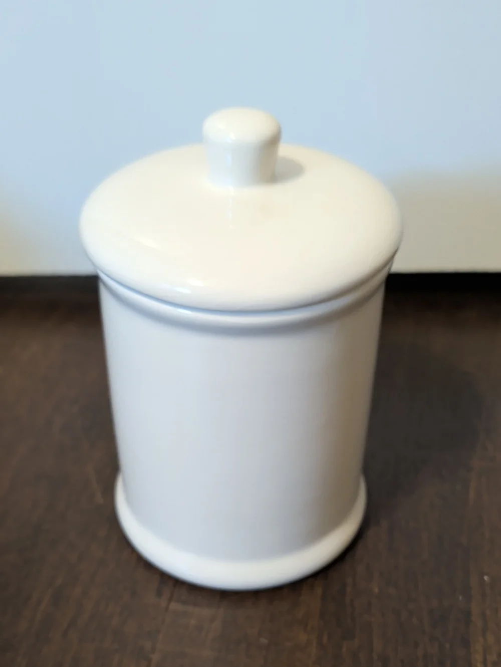 Vintage 1989 Bandwagon Fat Can Ceramic Kitchen Canister
